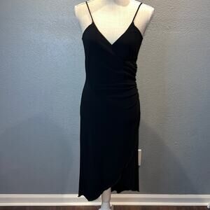 Wet Seal Black Side Cinch Strappy Fitted Dress - Size S - NWT